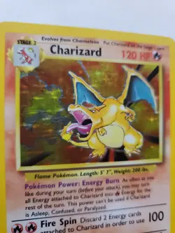Charizard Base Set Holo Pokemon Card WOTC - Image 2