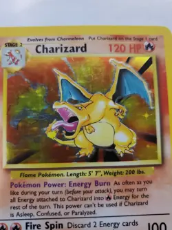 Charizard Base Set Holo Pokemon Card WOTC - Image 3