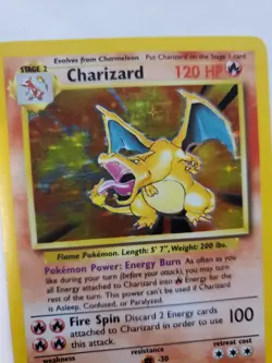 Charizard Base Set Holo Pokemon Card WOTC - Image 5