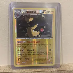Ampharos 40/114 Steam Siege Reverse Holo Rare Pokemon TCG Card - Image 1