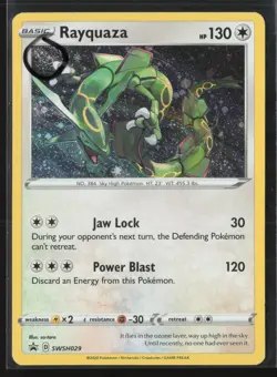 Rayquaza - Promo SWSH: Sword & Shield Promo Cards SWSH029 NM Pokemon Card Swirl - Image 1
