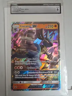 Pokemon TCG Lucario GX Holo Card Jumbo Oversized SM100 Sun Moon - Image 1