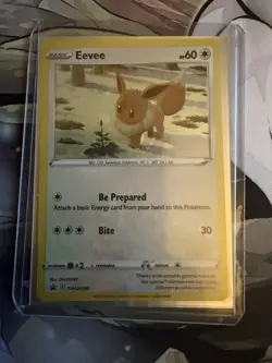 Rare Eevee Swsh190 Black Star Promo Holo NM Pokemon TCG English - Image 1