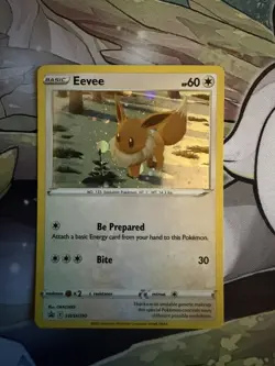 Rare Eevee Swsh190 Black Star Promo Holo NM Pokemon TCG English - Image 4