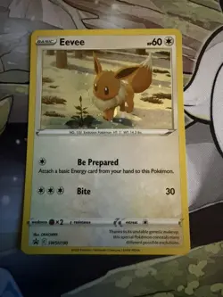 Rare Eevee Swsh190 Black Star Promo Holo NM Pokemon TCG English - Image 5
