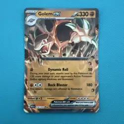 Pokemon TCG Golem EX 076/165 SV 151 English MINT/NM Condition - Image 1