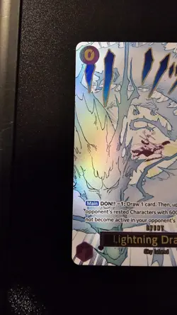Lightning Dragon (Alternate Art) OP15-077 Adventure on Kami's Island Foil - Image 2