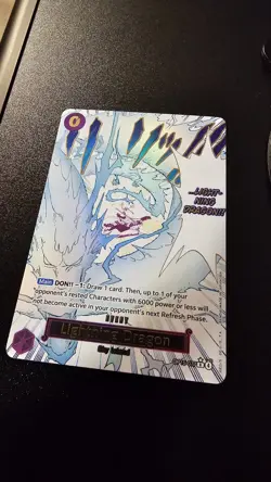 Lightning Dragon (Alternate Art) OP15-077 Adventure on Kami's Island Foil - Image 4