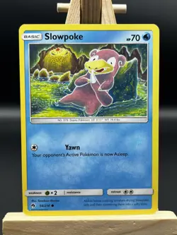 Slowpoke Non-Holo, 54/214, Tomokazu Komiya, Lost Thunder, English, Pokemon, MP - Image 2