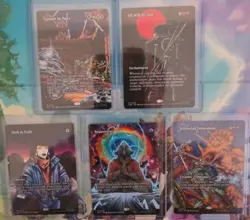 Borderless Lot Of 5 MTG TMNT - Image 1
