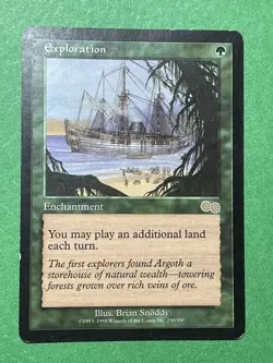 **Urza's Saga** ~Exploration~ MTG: Magic the Gathering, Moderate Play (MP) - Image 1