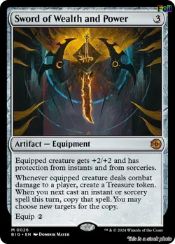 Sword of Wealth and Power [BIG - 26] - NM [Foil] TCG MTG - Image 1