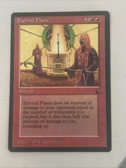 MTG - Eternal Flame - The Dark - NM English Magic 1994 - Image 1