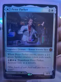 Peter Parker / Amazing Spider-Man FOIL - Marvel's Spider-Man - NM - MTG - Image 2