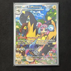 Pokemon TCG Ionos Kilowattrel 163/159 Sv09 Journey Together Illustration Rare NM - Image 1