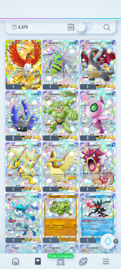 Pokemon TCG Pocket Lv. 50, all sets till Eevee Grove completed - Image 1