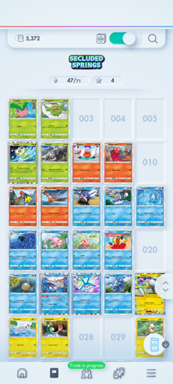 Pokemon TCG Pocket Lv. 50, all sets till Eevee Grove completed - Image 3