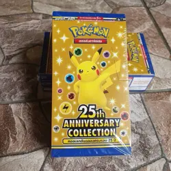 THAI Language Pokemon Card 25th Anniversary Collection Booster Box FREE Shipping - Image 1