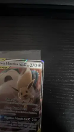 Pokemon TCG Eevee Snorlax GX Team Up Holo Ultra Rare Card 120/181 LP-MP - Image 2