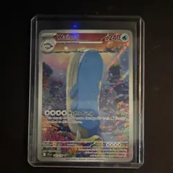 Pokemon Wailord 162/159 Paradox Rift Illustration Rare Holo 240 HP Hydro Pump - Image 1