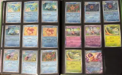 Pokemon 151 Complete Master Base Set 165/165 + Reverse Holo + ex NM + Binder - Image 3