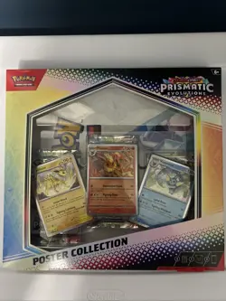 Pokemon TCG Prismatic Evolutions Poster Collection - Image 1