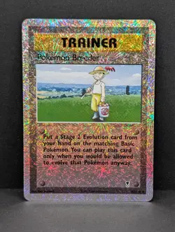 Pokemon Breeder 102/110 Legendary Collection Reverse Holo Rare TCG Trainer NM - Image 1