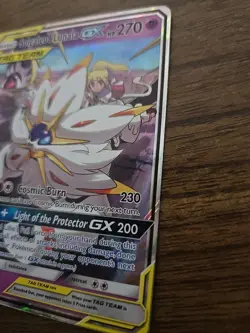 Pokemon Solgaleo & Lunala GX TAG TEAM Ultra Rare Holo 75/236 Sm-Cosmic Eclipse - Image 3