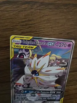 Pokemon Solgaleo & Lunala GX TAG TEAM Ultra Rare Holo 75/236 Sm-Cosmic Eclipse - Image 5