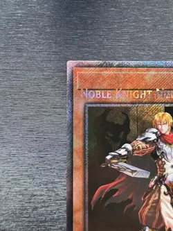 YuGiOh! Noble Knight Medraut RA04 - Error Misprint Name Shift 1st Ed Near Mint - Image 4