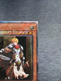 YuGiOh! Noble Knight Medraut RA04 - Error Misprint Name Shift 1st Ed Near Mint - Image 5
