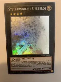 Stellarknight Delteros (Ghost Rare) DUEA-EN053 1st Edition Yu-Gi-Oh - Image 1