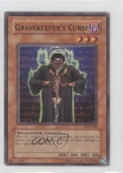 Gravekeeper's Curse YuGiOh Pharaonic Guardian #PGD-060 2003 READ - Image 1