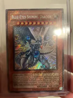 Yugioh - Blue Eyes Shining Dragon RP02-EN096 2020 Foil Bleed Secret Rare - Image 1