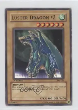 Luster Dragon #2 1st Ed. YuGiOh Starter Deck Kaiba Evolution #SKE-014 2004 READ - Image 1