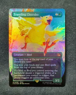 MTG FINAL FANTASY Traveling Chocobo FOIL English M 0406 Card Game Wizards 2025 - Image 1
