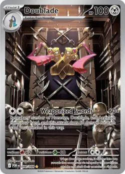 Doublade - 098/088 - Illustration Rare Card ME03: Perfect Order Pokemon MINT - Image 1