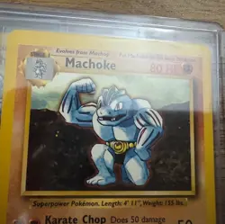 3X MACHOKE - 34/102 - Base Set - Pokemon Card - LP - Image 2