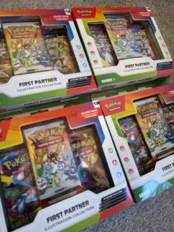 Pokemon TCG First Partner Illustration Collection Series 1 Brand New Sealed 4x - Image 2