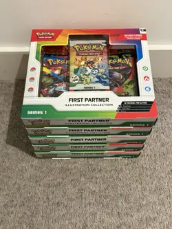 5x Pokemon TCG First Partner Illustration Collection Series 1 Sealed Brand New - Image 1