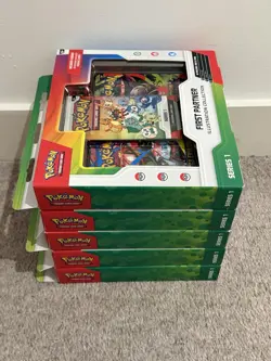 5x Pokemon TCG First Partner Illustration Collection Series 1 Sealed Brand New - Image 3