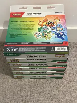 6x Pokemon TCG First Partner Illustration Collection Series 1 Sealed Brand New - Image 4