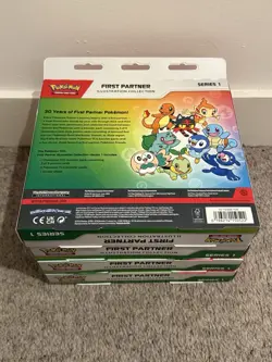 4x Pokemon TCG First Partner Illustration Collection Series 1 Sealed Brand New - Image 5