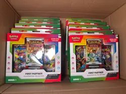 Pokemon TCG First Partner Illustration Collection Series 1 - Brand New Sealed x8 - Image 1