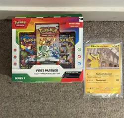 6x Pokemon TCG First Partner Illustration Collection Series 1 Sealed Brand New - Image 1