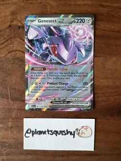 Pokemon TCG - Genesect ex 067/086 67 - Double Rare - Black Bolt - NM - Image 1