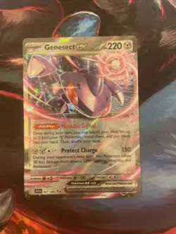 Pokemon TCG Genesect EX 067/086 SV Black Bolt Double Rare Holo - Image 1