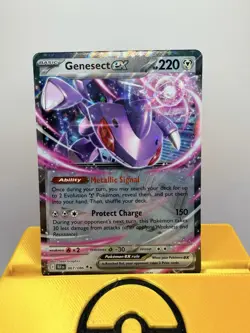 Pokemon TCG Genesect EX Black Bolt Holo Card 067/086 Double Rare - Image 1