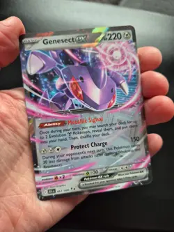 Pokemon TCG Genesect EX Black Bolt Holo Card 067/086 Double Rare NM Condition - Image 3