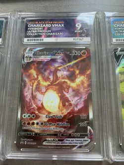 Pokemon Charizard UPC Black Star Promo SET ACE 9 MINT SWSH260 SWSH261 SWSH262 - Image 3